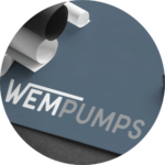 Logo design feature for WEM Pumps