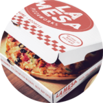 La Mesa Pizzawork pizza box feature
